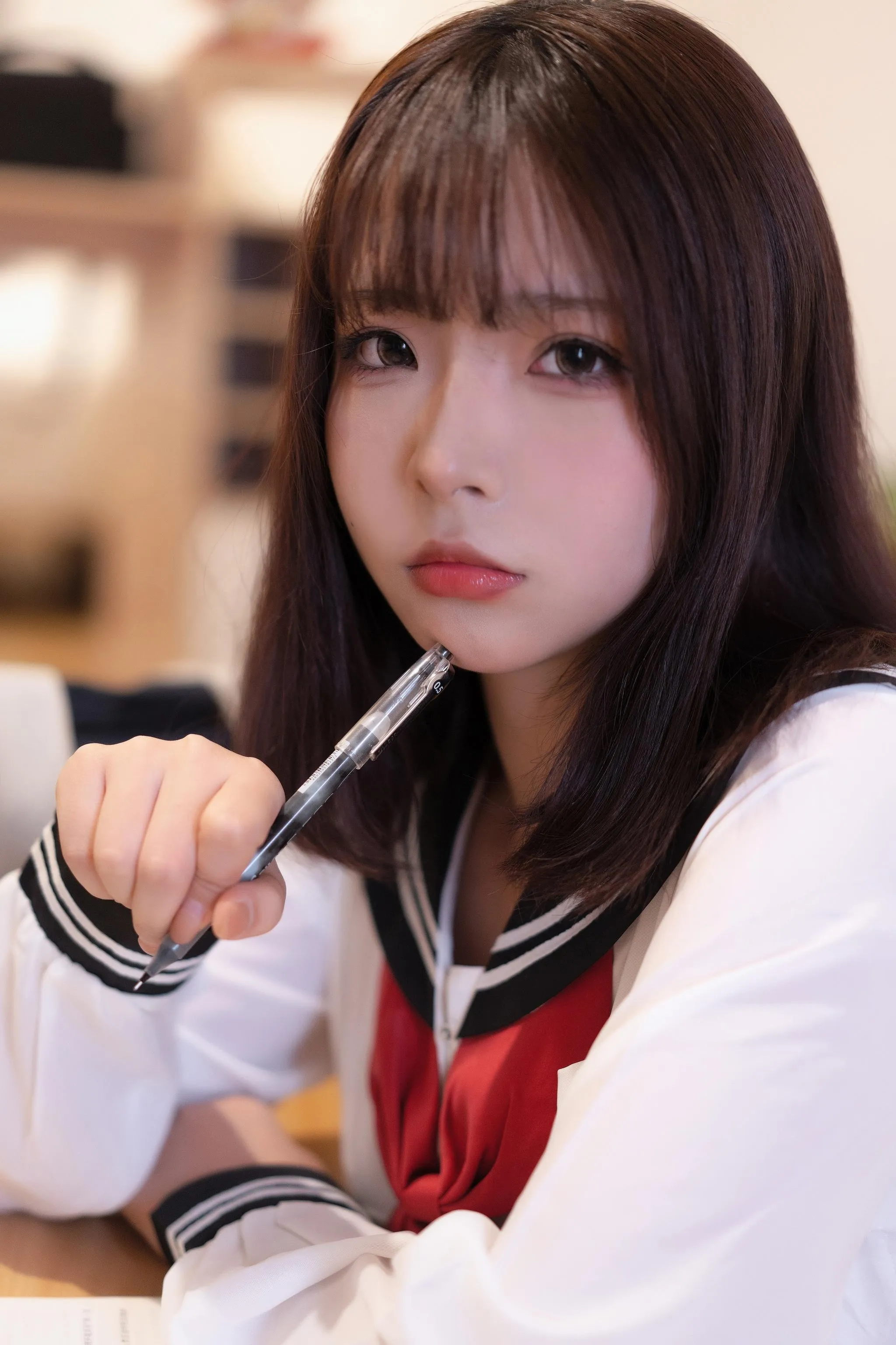 yuuhui玉汇 – NO.40 约会我的女学生 [101P]插图7